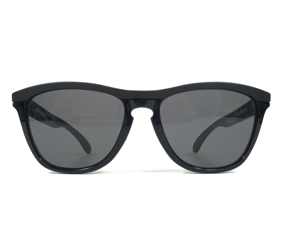 Oakley Sunglasses Frogskins Range OO9284-1155 Matte Black with Prizm Grey Lenses - Image 1 of 4