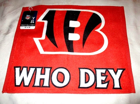 CINCINNATI BENGALS RALLY TOWEL #03 - NEW Cover