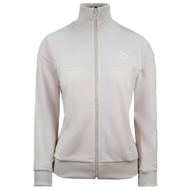 Puma Womens Cream Track Jacket - Image 1 of 1