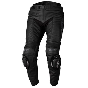RST S1 Men's Leather Motorcycle Motorbike Jean Regular Leg Black - Picture 1 of 3