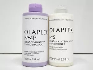 OLAPLEX #4P TONING SHAMPOO & #5 CONDITIONER DUO SET 8.5OZ *AUTHENTIC* - Picture 1 of 2