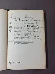 James LAVER The circle of chalk 1929 signed theatre exlibris George ANSLEY - Picture 1 of 7