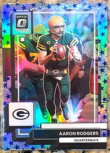 2022 Donruss Optic - Aaron Rodgers - Stars Emoji Prizm SP - Picture 1 of 2