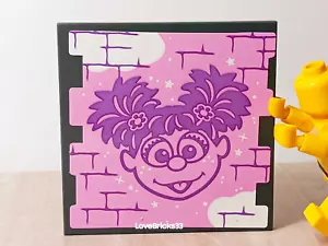LEGO Sesame Street MAGIC Girl Abby Cadabby Mural Tile 6x6 Sticker Pink Bricks - Picture 1 of 1