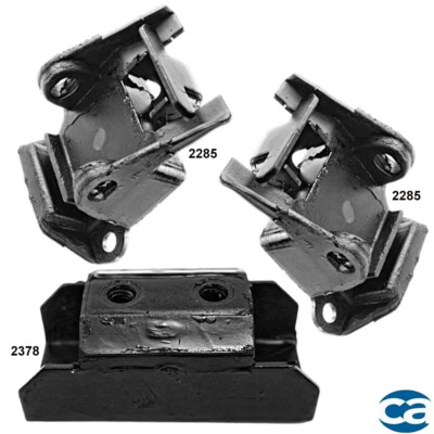 Juego de 3 piezas de soportes y montaje de transmisión Enigne 61-65 para Chevrolet Bel Air diseño 1st Foto 1 de 3