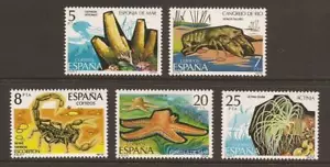 SPAIN 1979 SG2579/2583 Spanish Fauna (7th series) Invertebrates MNH (JB10071) - Picture 1 of 1