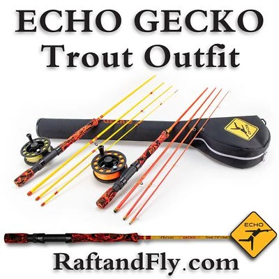 Echo Gecko Kids Fly Rod Kit Outfit 5wt 7'9" - Lifetime Warranty - FREE SHIPPING - Image 1 of 3