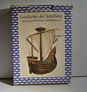 02 180 DDR Lehrquartett Geschichte der Schifffahrt, ab 10 Jahre - Bild 1 von 10