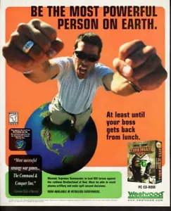 Anuncio impreso vintage JUEGOS Command & Conquer Tiberian Sun Boss 1999 - Imagen 1 de 1