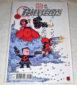 THUNDERBOLTS #1 🔥 Skottie Young Variant Marvel Comics MCU Deadpool Punisher - Picture 1 of 3