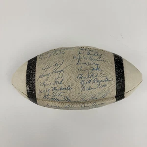 Jim Brown  Rookie 1957 Cleveland Browns Eastern Champs Team Signed Football JSA - Picture 1 of 8