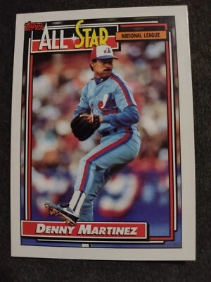 1992 Topps All Star Denny Martinez #394 - Montreal Expos Baseball Card - Image 1 of 2