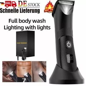 Elektrischer Intimrasierer Für MäNner Herren Balls Eier Body Trimmer Wasserdicht - Bild 1 von 19
