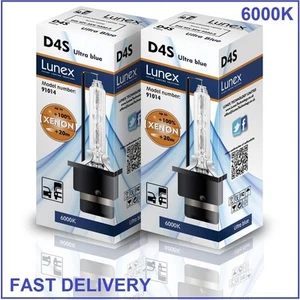 2 x BOMBILLA DE XENÓN LUNEX D4S genuina 6000K compatible con XenEco 42402 Xenarc 66440 - Imagen 1 de 1