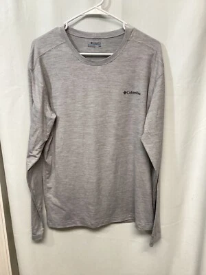 Columbia Gray Medium Long Sleeve Polyester T Shirt T10 - Image 1 of 4