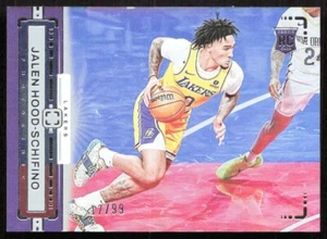 2023-24 9852D PANINI PHOTOGENIC SIVLER JALEN HOOD-SCHIFINO Rookie 17/99 Los - Picture 1 of 2