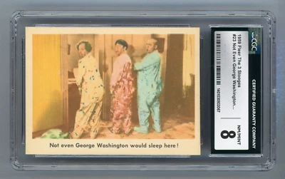 1959 The Three Stooges #23 Not Even George Washington... CGC 8 NM/MINT #933067 - Image 1 of 2