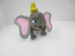 Vintage 1970's Dakin DUMBO 7" Long Poseable Elephant Jointed Plastic Toy - Picture 1 of 7