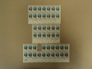 USPS Scott C98 40c 1980 Philip Mazzei Patriot Lot of 3 Mint NH Plate Block - Picture 1 of 1