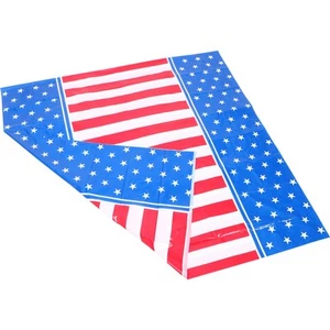 Disposable Tablecloth Fourth Of July Cover Independence Day Decor - Picture 1 of 12