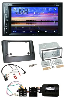 Pioneer Bluetooth 2DIN USB DVD DAB Lenkrad Autoradio für Fiat Stilo 2005-2007 - Bild 1 von 4