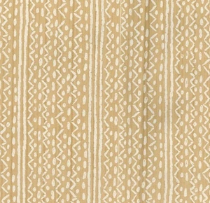 Peter Fasano Angelina Fabric Oat NEW Remnant Hand Painted with border  58" - 90" - Picture 1 of 4