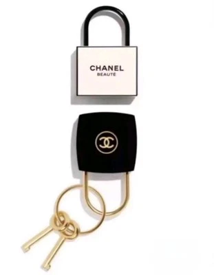 Chanel Padlock Lock&key Set Vip Gift Charm Keychain Collectible - Image 1 of 4