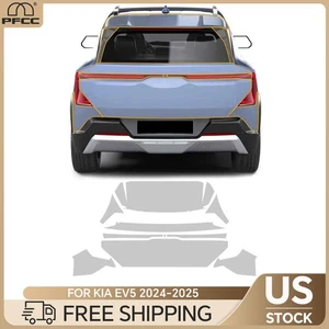 For KIA EV5 2024-UP Rear Bumper PreCut Paint Protection Film Gloss Clear PPF TPU - Picture 1 of 20