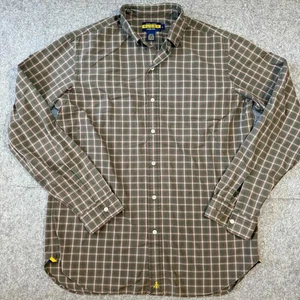 Camisa de Rugby Ralph Lauren Para Hombres Grande a Cuadros Clásica Manga Larga Preppy - Imagen 1 de 10