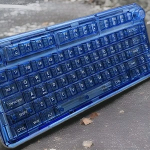 Transparent Mechanical Keyboard, RGB Backlit Wireless Creamy Gaming Keyboard - Picture 1 of 7