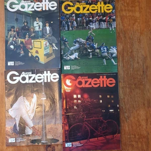 4 x Bundle of Alumni Gazette 1984 Vintage Magazine University Of Western Ontario - Imagen 1 de 6