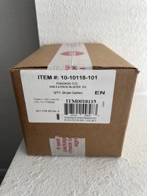 Pokemon Scarlet & Violet Prismatic Evolutions 2-Booster Blister CASE 24ct SEALED - Image 1 of 4