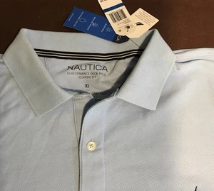Nautica Performance Deck Shirt Classic Fit Sz XL Polo Knit (Read) - Picture 1 of 5