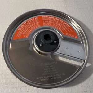 Cuisinart Slicing Disc FP-13SD Replacement Part FP-13DSV  Food Processor NEW - Picture 1 of 8
