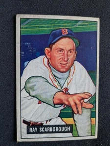 1951 Bowman Baseball Card # 39 Ray Scarborough - Boston Red Sox (VG/EX) - Picture 1 of 3
