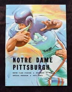 Notre Dame Fighting Irish Football Program 1962 vs Pittsburgh. Daryle Lamonica. - Imagen 1 de 7
