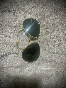 Vintage B&L Ray Ban USA Aviator 62mm Driving B15 Gold Frame Sunglasses - Picture 1 of 8