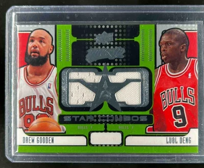 Camiseta deportiva 2008-09 Upper Deck MVP Drew Gooden/Luol Deng Star Combos #SC-GD CHI Bulls Foto 1 de 2