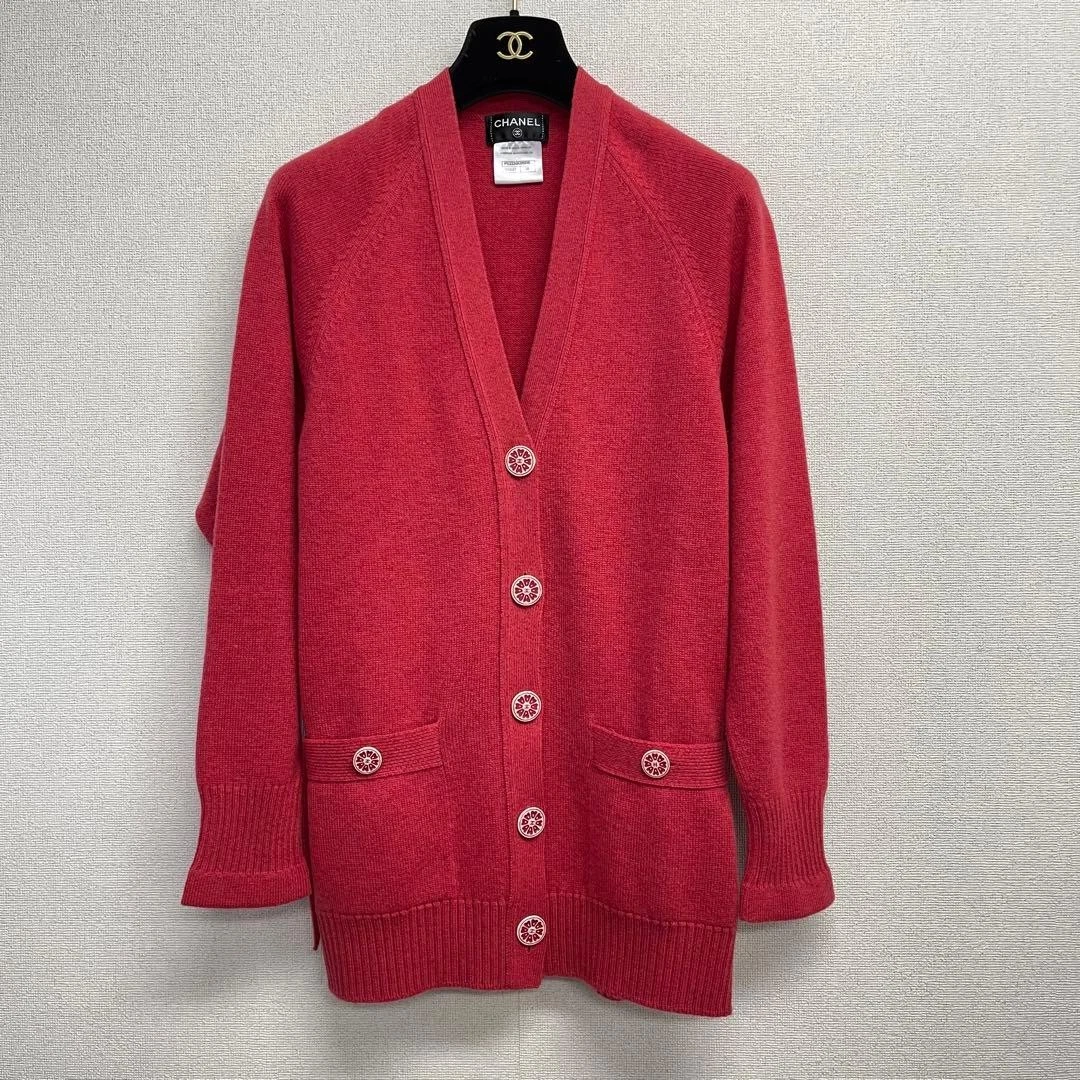 CHANEL Red Cardigan Sweaters for Women for sale - eBay