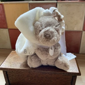 Marks And Spencer Born In 2023 Baby Comforter Toy Teddy Blanket M&S Judder Bear - Picture 1 of 8