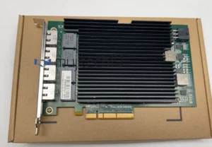Silicom Quad Port 10GB PCIe RJ45 PE310G4I40EU-T X540-T4 Ethernet Network Adapter - Picture 1 of 4