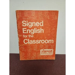 Sign Language Curriculum Signed English For The Classroom Homeschool Beginner - Picture 1 of 7