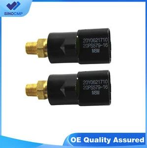 2PCS Pressure Sensor Switch 20Y-06-21710 For Komatsu Excavator PC200-6 PC200-7 - Picture 1 of 7
