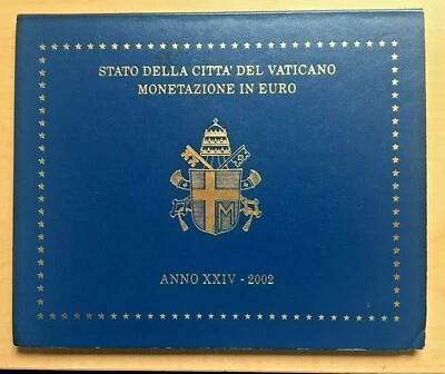 2002 First Edition Of The Vatican Euro Coins John Paul II Uncirculated - Image 1 of 4