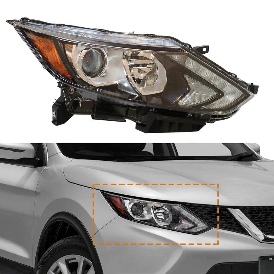 LED Headlight Right Passenger Side Headlamp For Nissan Rogue Sport 2017-2019 Foto 1 de 4