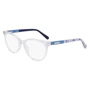 Nine West Women's Cat-Eye 49mm Eyeglasses Frames Crystal Clear NW5209 - Picture 1 of 2