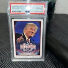 2016 Decision Political Donald Trump #6 PSA 10 GEM MT