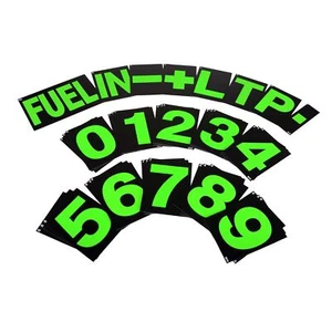 Juego de números de 36 piezas BG Racing Standard Pit Board - verde - Imagen 1 de 1
