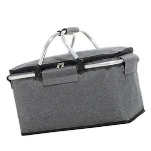 Insulated Cooler Basket Foldable Large Capacity Portable Outdoor Picnic Insul... - Picture 1 of 9