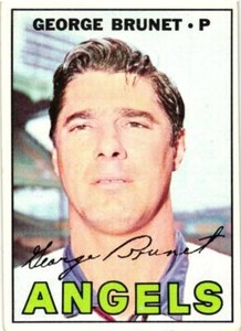 GEORGE BRUNET 1967 Topps #122  FREE SHIPPING B13R3S15P15